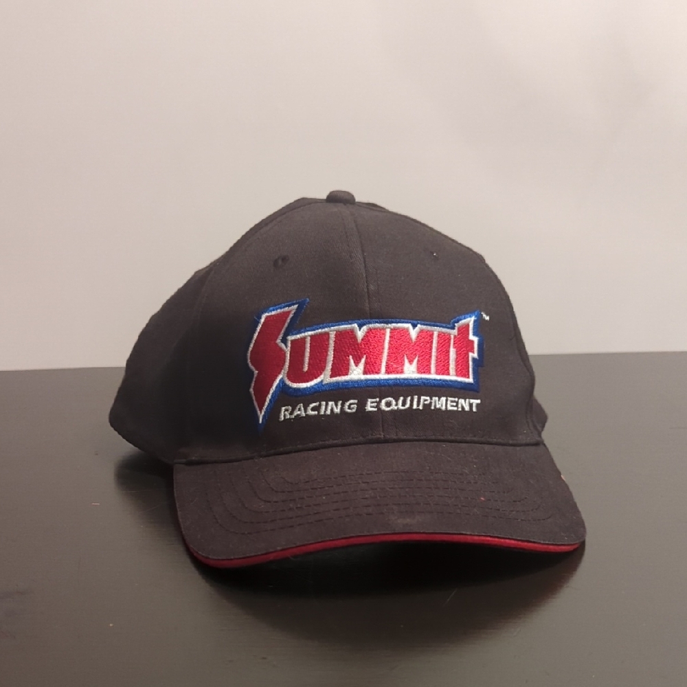 SUMMIT Racing Equipment Black Racing Hat Embroidered